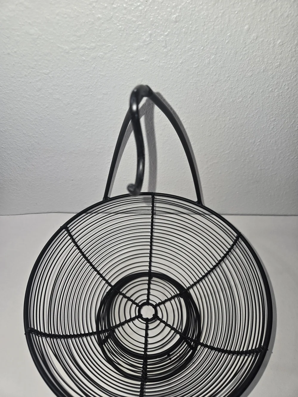 Black Wire Fruit Basket with Hanging Hook - Home Accents